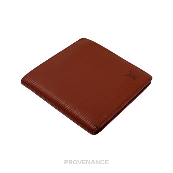 🔴 Louis Vuitton Marco Wallet - Fawn Epi Leather - Picture 5 of 10